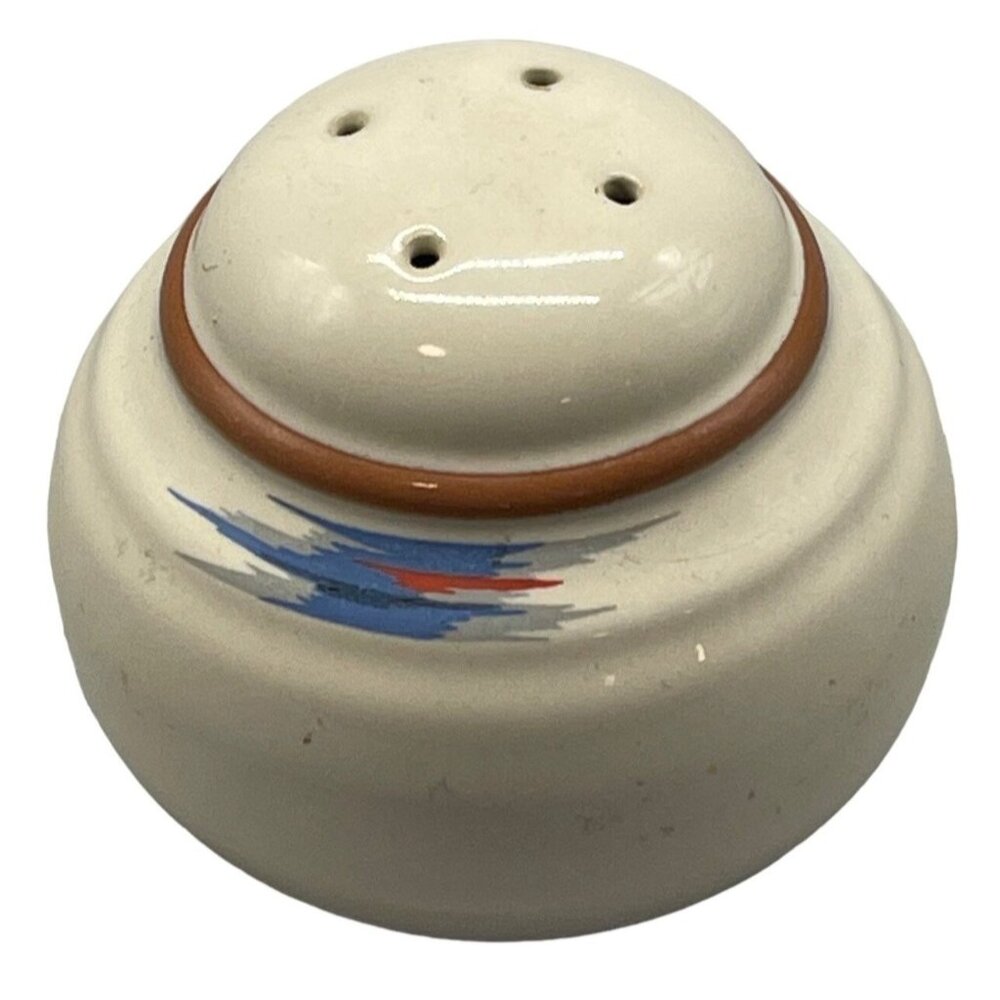 Noritake saltshaker made in Japan southwestern tan brown stoneware #8675 READ